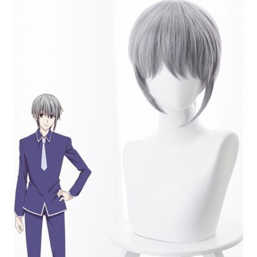 Anime Fruits Basket 2019 Cosplay Wigs Souma Yuki Cosplay Wig Heat Resistant Synthetic Wig Hair Halloween Carnival Party