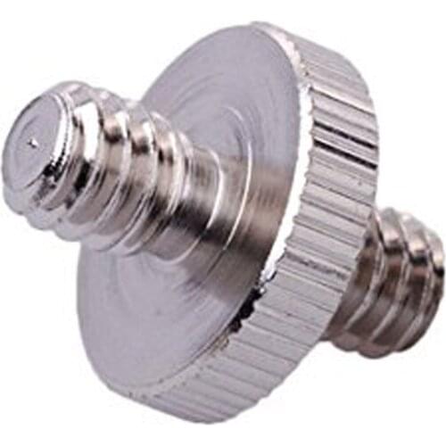 1/4"Male to 1/4"Male Threaded Screw Convert Adapter for Camera Tripod Ballhead Camera Accessories Double Male Screw Adapter