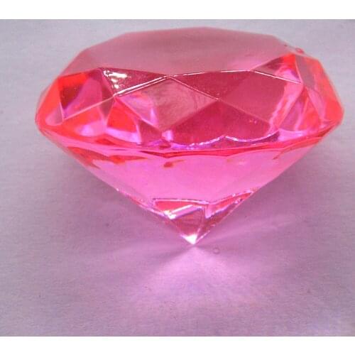 30mm Plastic Crystal Diamond Craft Clear Gems Jewelry DIY Art Centerpiece Pirate Props Gift Birthday Wedding Party