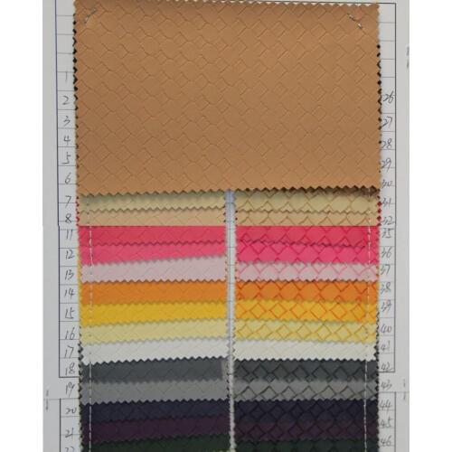 Braided grain synthetic PVC leather fabric wholesale faux leather material factory wholesale leather material good quality