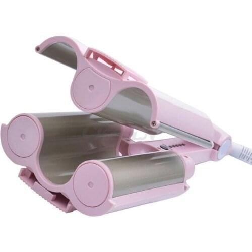 Three tube Hair curler Triple Barrel Deep Wave water ripple egg rolls Wave Curling Iron Ceramic Hair Curler Deep Wavy Curler