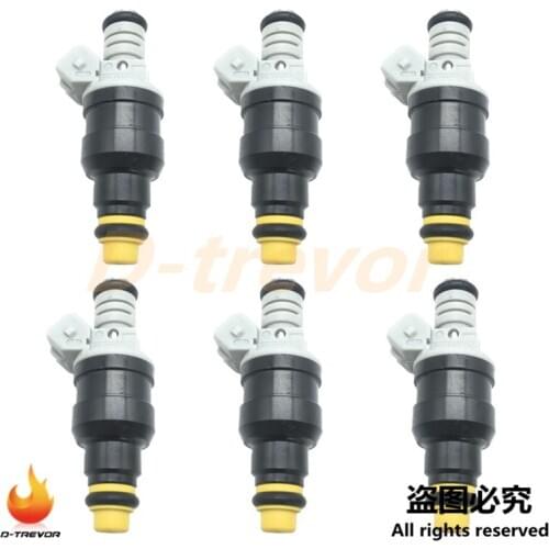 6Pcs Fuel Injector Fit for rd Ranger Bronco II Mustang Lincoln Mercury 0280150710