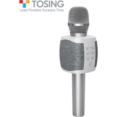 TOSING New most popular professional bluetooth Handheld Wireless karaoke microphone for cell phone /TV singing support TF card
