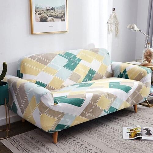 Printing Elastic Universal Sofa Covers for Living Room Stretch Non-slip Couch Cover Sofa Slipcover Chair Protector Anti-dust