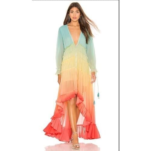 Womens Beach Tunic Cape On Swimsuit Female Print Long Cover-Ups Bath Dresses Kaftan Beachwear Swimming Suit Cover Up Pareo