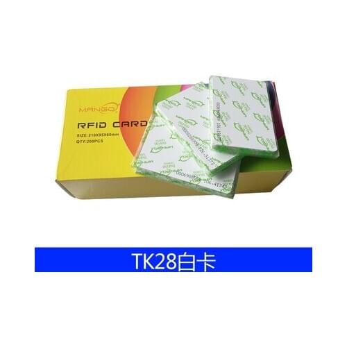 125KHz ID TK28 cards RFID passive card 86*54*0.8mm 100pcs/Lot