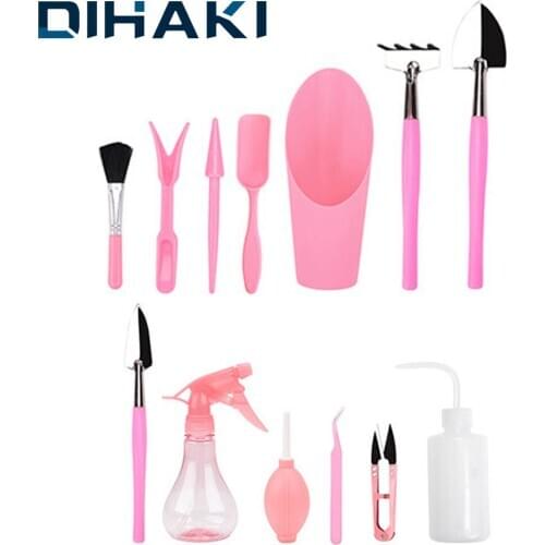 13pcs Garden Planter Kit Garden Planting DIY Tool Set Multi-Functional Flower Succulent Transplanting Gardening Hand Tools