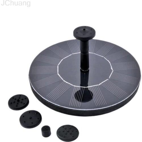 16CM outdoor pool round solar floating fountain Waterscape Circular floating water fountain Engineering plastics