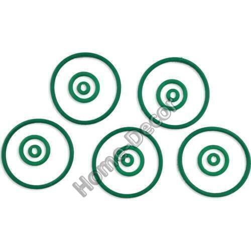 2 pcs Heat Oil Resistant 5.mm (Wire Diameter) FKM Fluorine O-Ring Rubber Sealing Ring O.D 230-520mm for Oil sealing , Waterproof