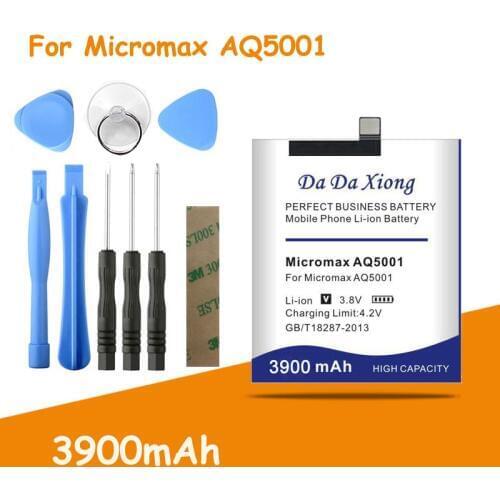 Large Capacity 3900mAh AQ5001 Battery for Micromax aq5001 zaw1055qaa phone battery
