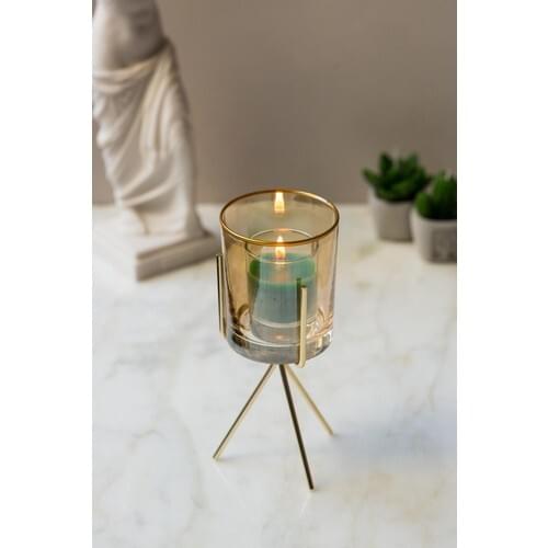 Arma House Decorative Bronze Candlesticks