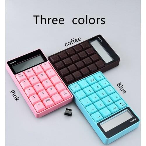 Mofii 2.4GHz Wireless Numpad 20 Keys Digital Keyboard Small-size Numeric Keypad for Accounting Teller Laptop Notebook PC By USB
