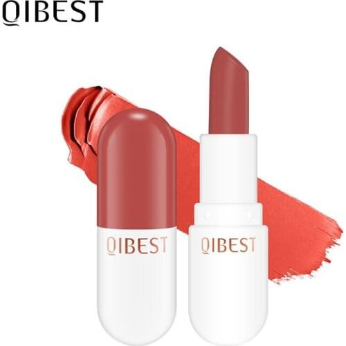 Brand Matte Lipstick Waterproof Long Lasting Women New Make Up Lips Sexy Red Brown Velvet Lipstick