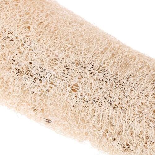 Long Bath Body Shower Sponge Scrubber Natural Loofah Luffa Loofa Bathing Massage Pot Bowl Scrubber Spa bathroom accessories