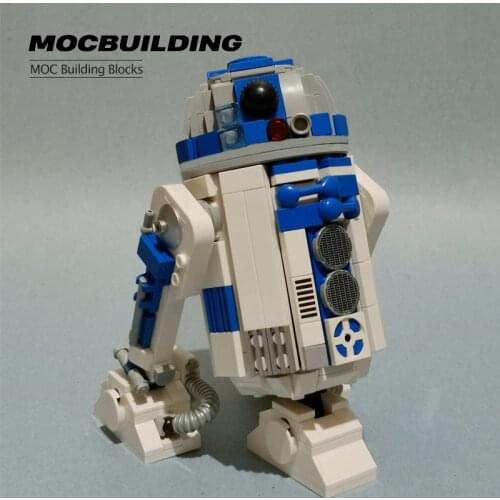 473PCS MOC Building Blocks Space Robot R2-D2 Model Bricks Kits Toys For Children Adult Gifts Space Wars Blocks