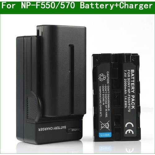 Lanfulang NP-F550 NP F550 Camera Digital Battery &Rapid Charger for Sony CCD-RV100 CCD-RV200 CCD-SC5 CCD-SC9 CCD-SC55 CCD-SC65