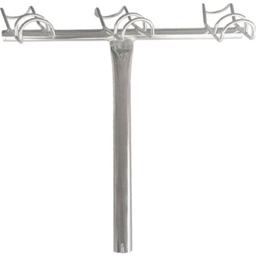 1 Pcs Boat 316 Stainless Steel 3-Way 430mm Snapper Fishing Port Side 3-in-1Rod Holder