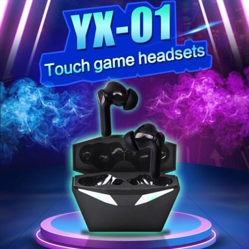 53CC 5.2 Binaural Talk E-sports Headphones Stereo Water Proof Earbud True Wireless 15m Transmission Distance Noise Cancelling