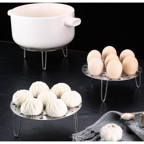 Multifunction Steamer Shelf Cookware Stainless Steel Foldable Steamer Rack Durable Pot Steaming Tray Stand Kitchen Accessories