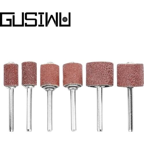 GUSIWU 51pcs 102pcs 186pcs Sanding Drum Set 80# 120# 240# Sanding Band Sleeves with Mandrel Polishing Tool Dremel Accessory
