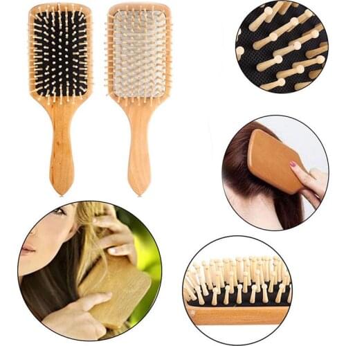 New Straight Hair Curly Hair Styling Brush Hollow Airbag Strong Beauty Exquisite Massage Salon Girl Ponytail Anti-static Co W3H7