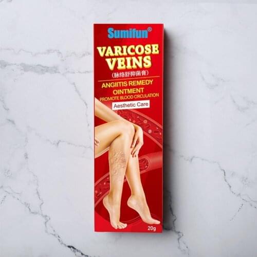20g New Varicose Veins Treatment Cream 100% Original Spider Phlebitis Pain Medical Ointment Vasculitis Relief Plaster M7C6