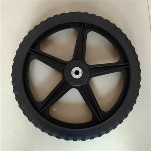 14" WHEEL TIRE BEARING ASSEMBLY 355MM 14INCH FOR WALK BEHIND LAWN MOWERS RUBBE PLASTIC PP PVC FREE SHIPPING