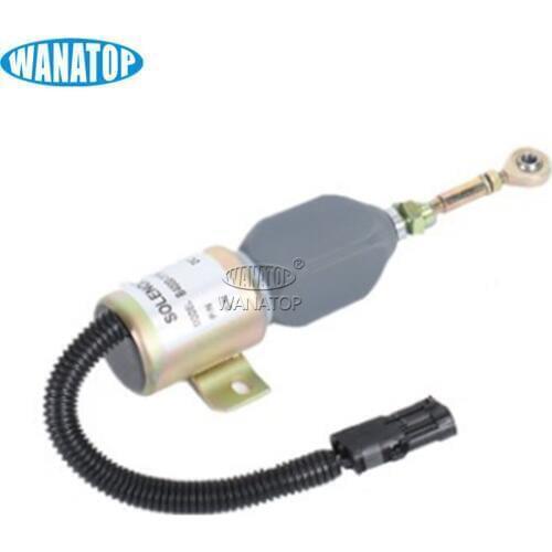 24V Fuel Shutoff Solenoid valve gas DC solenoid B4000-1115030 for excavator engine parts
