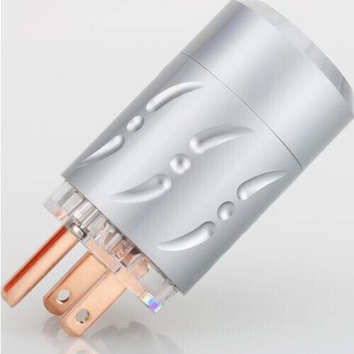 Viborg VM512 Pure Copper US AC Power Plug US male AC Power Plug Connector Us AC mains Power Plug connector Pure copper