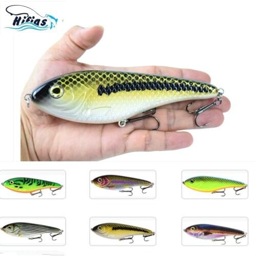 150MM 81G Hard Plastic Jerkbait Fishing Lures Sinking Life Like Swim Pike Muskie Bass VIB Fishing Tackle