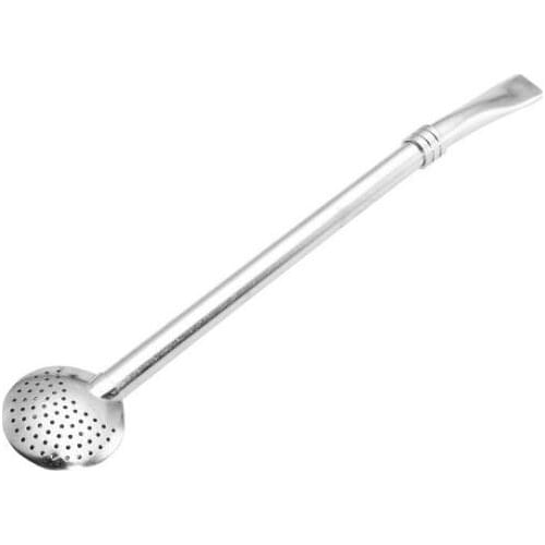 200 PCS/Lot Yerba Mate Bombilla Straw Stainless 19 CM Filter Kitchen Teaware Drinking Smooth Hot Wholesale SN680