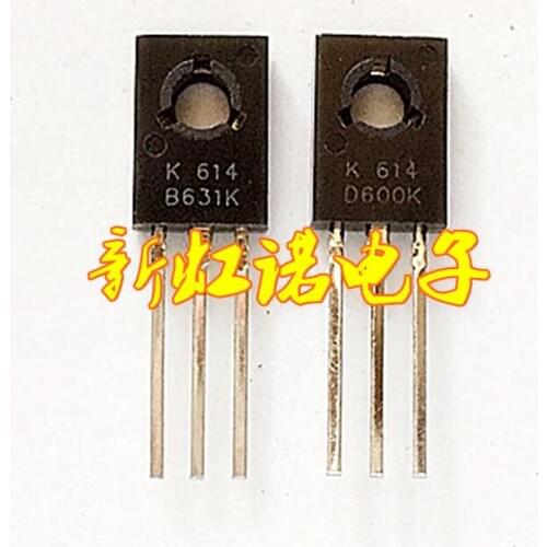 5Pcs/Lot New Original 2Sd600k D600K 2 Sb631k B631K The TO-126 TO 3 Yuan Integrated circuit Triode In Stock