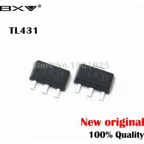 50pcs/lot TL431 431 SOT-89 Precision Supply Voltage Reference IC Chip New Original