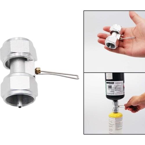 Regulator Valve Refill Adapter for Steel Cylinder 1 LB Cooking Tool Accessories