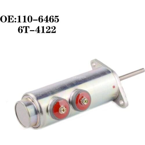 Excavator accessories are suitable for Caterpillar E330B/E3306/E3406 flameout switch flameout solenoid valve OE:110-6465 6T-4122