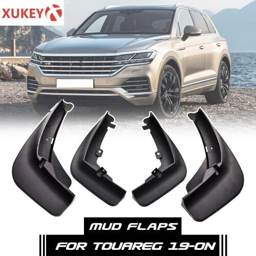 For VW Volkswagen Touareg 3 MK3 2019 2020 Molded Mud Flaps Mudguards Mudflaps Splash Guards Front Rear Car Styling Front Rear