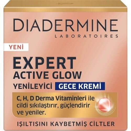 Diadermine Expert Active Glow Replenishing Night Cream 50 Ml