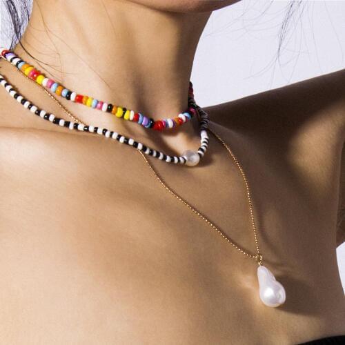 FallVent Pearl Necklaces For Women