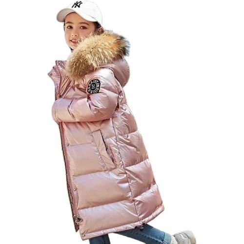 Teenage Clothes 2021 Fashion New Winter Snow Clothes Warm Down Jacket Boys Girls Waterproof Outdoor Hooded Jacket Kids Coat Tops