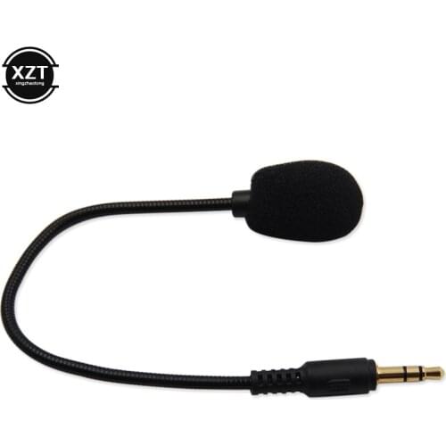 Portable 3.5mm Wired Mic Gaming Headset HD Voice Stereo Microphone 2/3/4 Pole Mono for Mobile Phone Recorder Sound Amplification