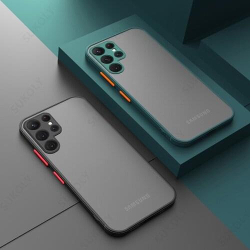 Shockproof Hard PC Cover For Samsung S20 FE A51 A50 A71 A70 A31 A21S A81 A91 S9 S10 S20 Note 10 20 S21 Plus A32 A52 A72 Case