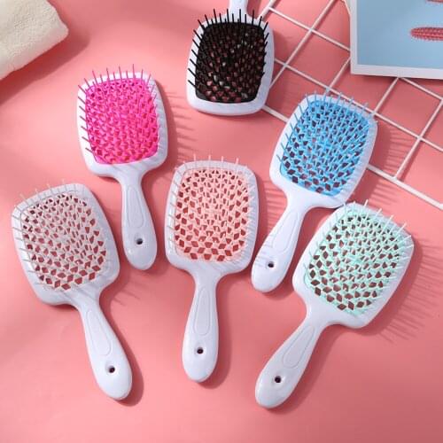 Tangled Hair Brush Salon Hair Styling Tools Large Plate Combs Massage Hair Comb Hair Brushes Girls Ponytail Comb