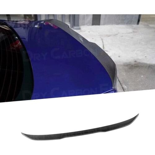 PO Style for BMW 5 Series G30 F90 M5 Sedan 2017 -2019 Rear Boot Duck Spoiler Carbon Fiber / FRP Rear wings Car Styling