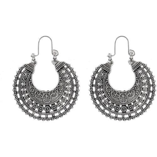 Stmanya Women's Silver Earrings