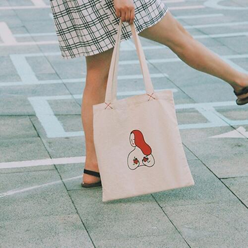 MOREUSEE fresh and original cotton strawberry bra shoulder bags for girls in FRUIT BRA series(FUN KIK)