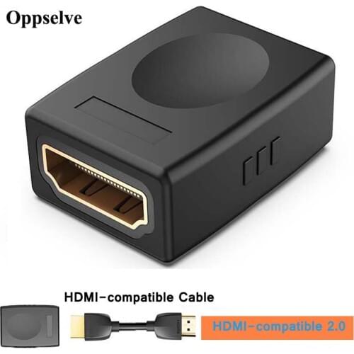HDMI-compatible Extender Female to Female Connector 4K HDMI-compatible 2.0 Extension Converter Coupler HDMI-compatible Cable