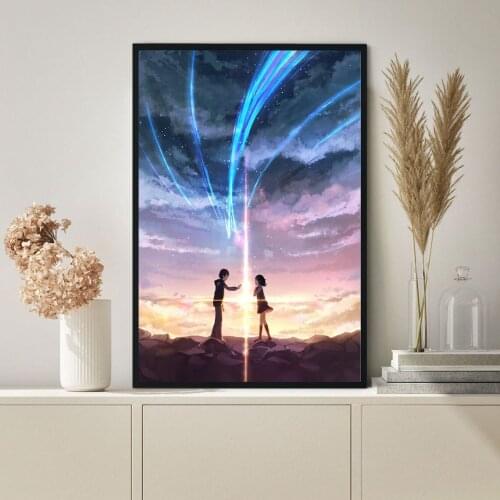 Your Name Japan Movie Anime Poster Canvas Print Wall Painting Home Decoration ( No Frame )