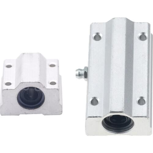 10pcs Linear Motion Ball Bearing Slide Block Bushing SC8UU SCS8UU SCS6UU SC10UU 12UU 13UU SCS8LUU + Linear Shaft CNC 3D Parts