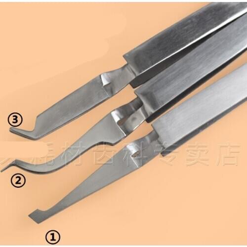 High Quallity Dental mouth tweezers orthodontic brackets clamp tweezers dental tools