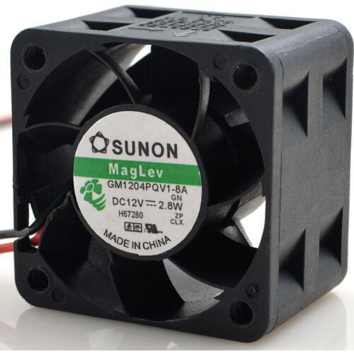 FOR New Sunon 4028 GM 1204PQV 1-8A12V 2.8W 4cm High Speed Server cooling Fan